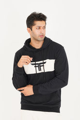 Black & Off White Hoodie